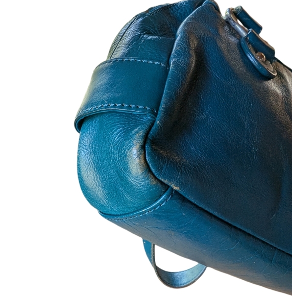 Banana Republic Blue Leather Women's Handbag - Picture 5 of 9